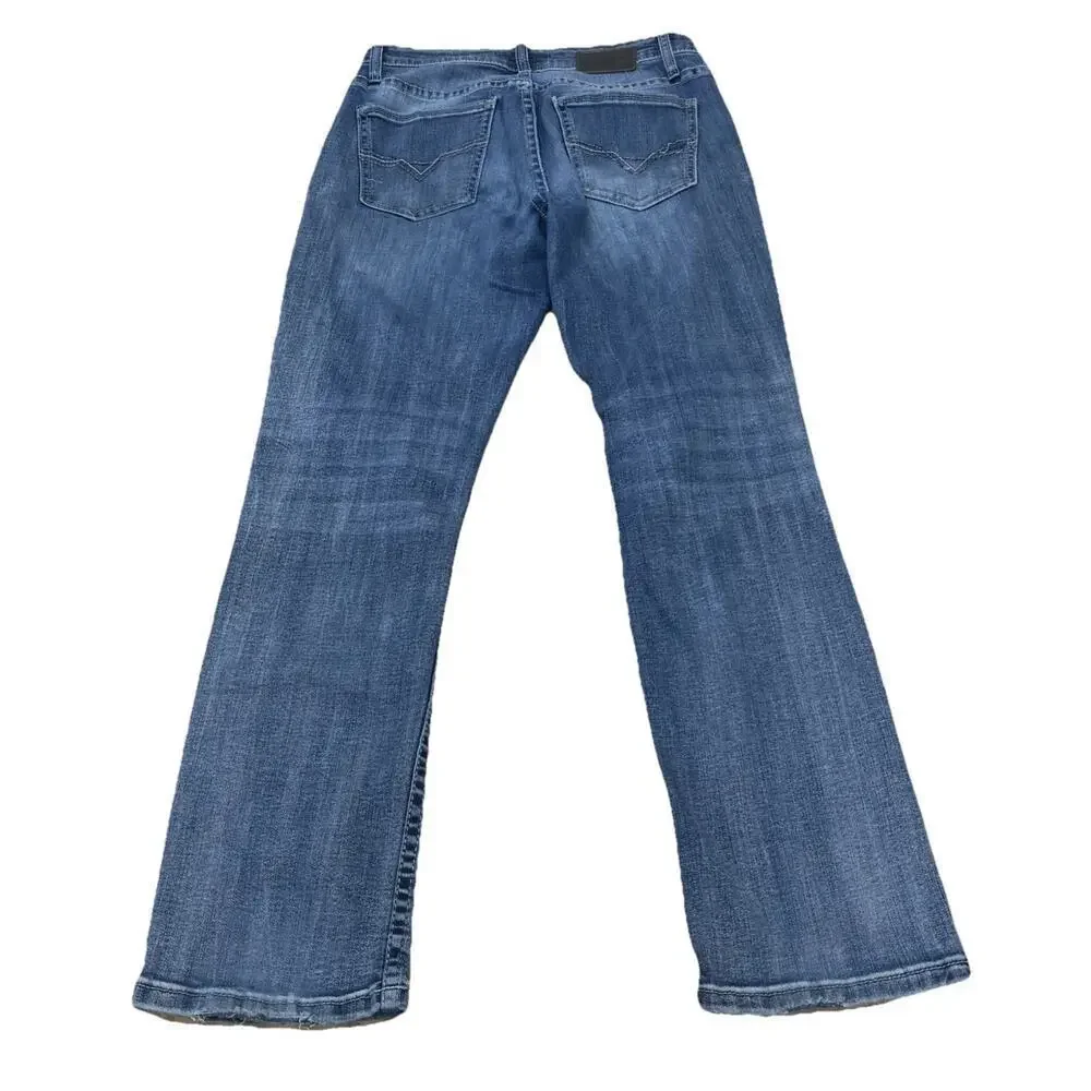 BKE Buckle Jeans Jake Straight Mens 32x32 Blue Denim Stretch Cowboy Casual